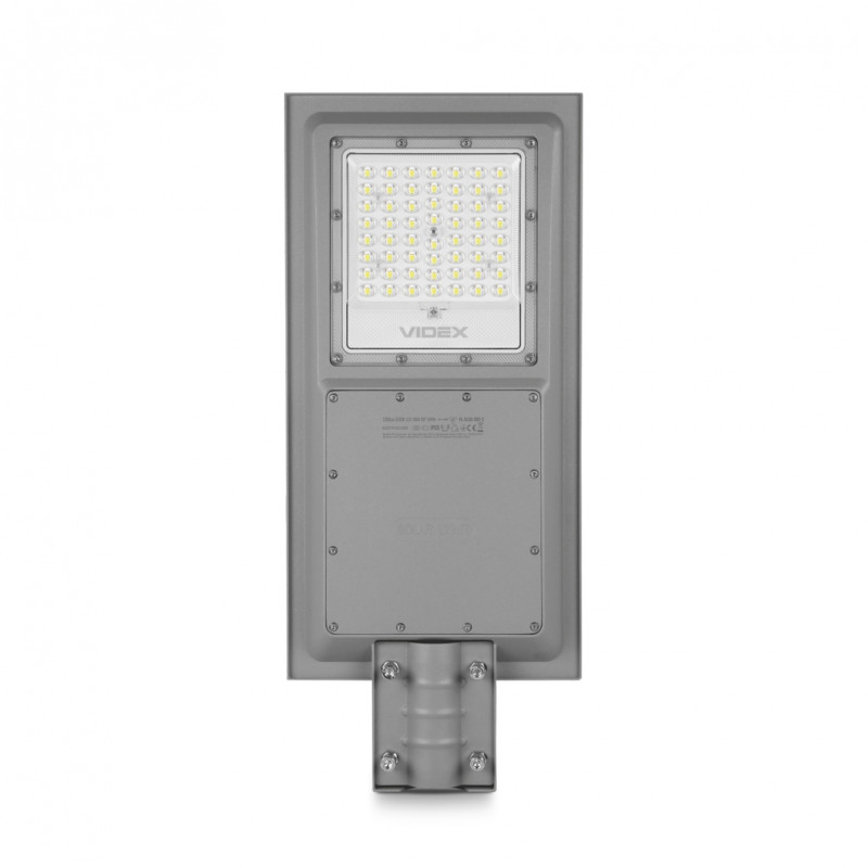 LED фонарь уличный автономный VIDEX 2300Lm 5000K (VL-SLSO-082-S)