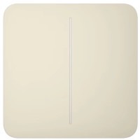 Кнопка двухклавишного выключателя Ajax SoloButton (2-gang) [55] ivory 