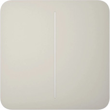 Кнопка двухклавишного выключателя Ajax SoloButton (2-gang) [55] oyster 