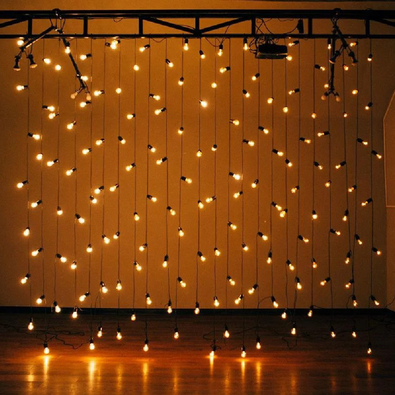 Гирлянда STARS патрон 20хЕ27 10м IP65 черный VIOLUX (950010)