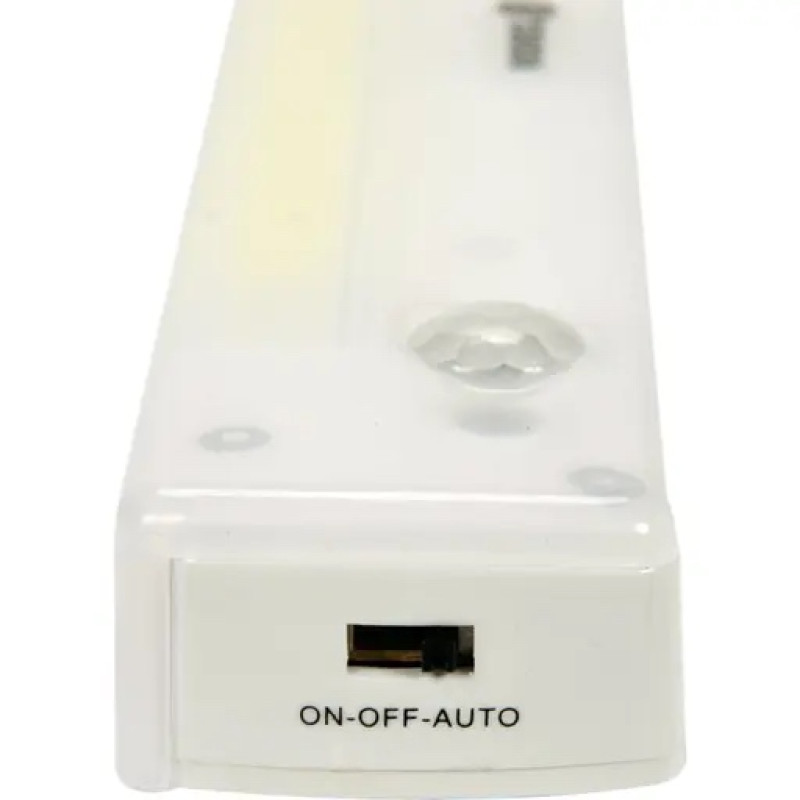 Лампа нічна з датчиком руху VOREL: живлення від 3хААА батарейок, діодна, 3Вт, 120Lm (82830)