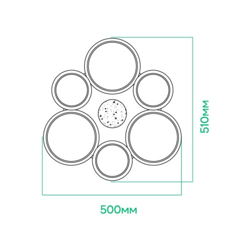 Світлодіодний Smart світильник ARDERO AL6111ARD 3000K-6500K 60W ASFERO 80247