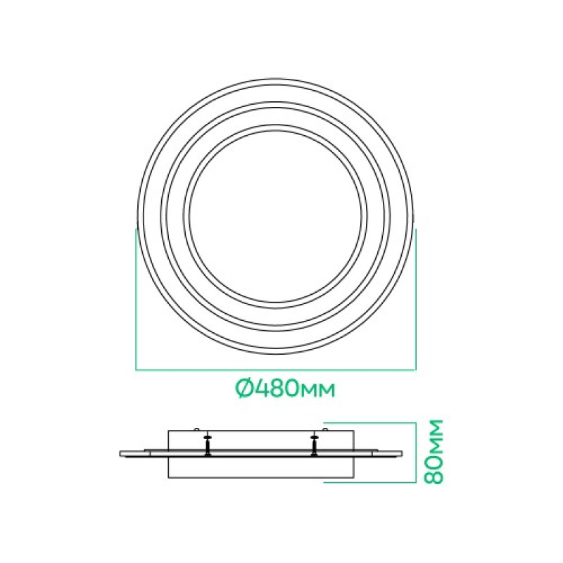 Светодиодный Smart светильник ARDERO AL6410ARD 3000K-6500K 70W PEARL R 80243