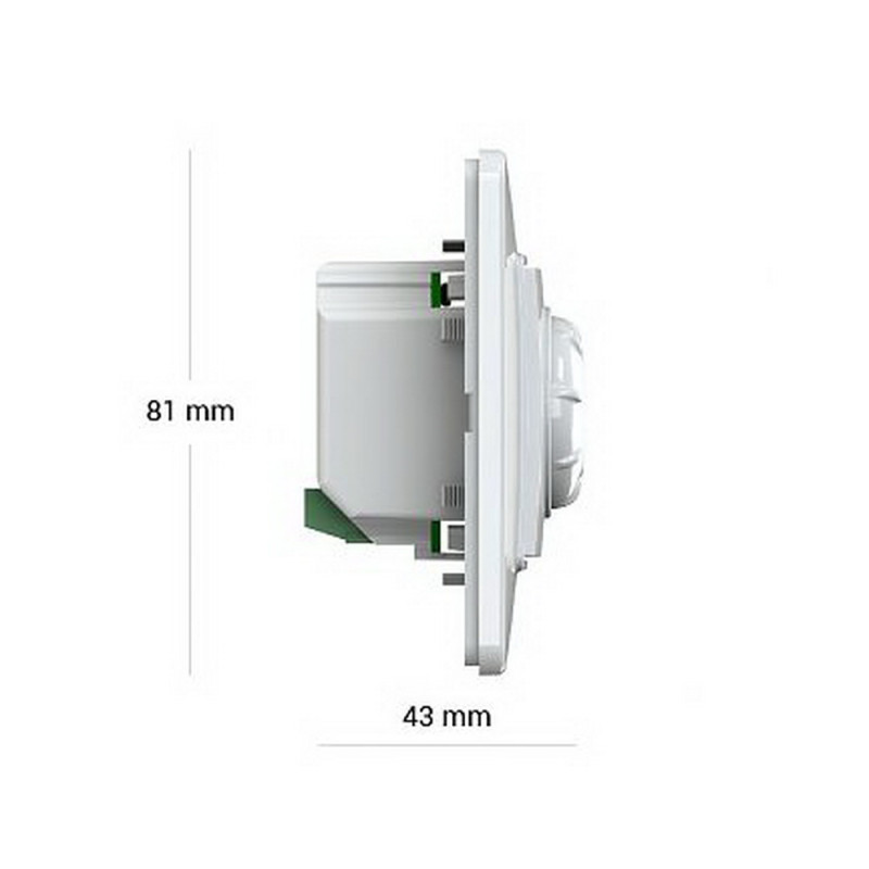 Терморегулятор  кімнатний 0-35*С 16А terneo rol білий