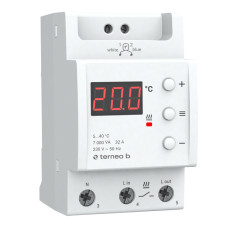 Терморегулятор модульный 5...40*С 32А terneo b теплый пол