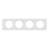 Рамка четверная горизонтальная OVIVO Grano белый (400-010000-228)