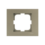 Рамка одинарна OVIVO Grano антрацит (400-130000-096)