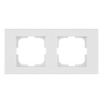 Рамка двойная горизонтальная OVIVO Grano белый (400-010000-226)