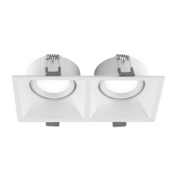 Светильник точечный Violux TORINO-2L 35W GU10 IP20 белый ( 132002 )