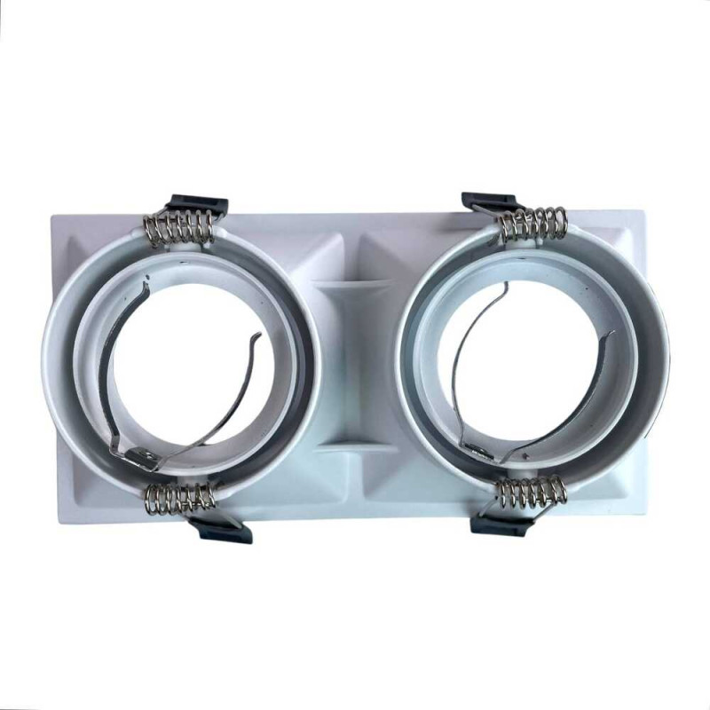 Светильник точечный Violux TORINO-2L 35W GU10 IP20 белый ( 132002 )