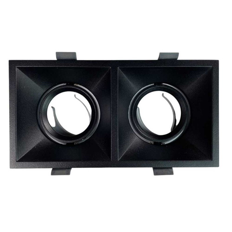 Светильник точечный Violux TORINO-2L 35W GU10 IP20 черный ( 132102 ) 