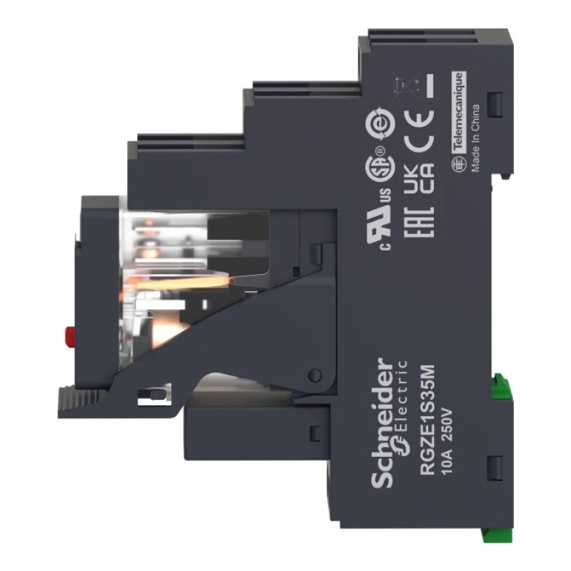 Промежуточное реле Schneider Electric Zelio Relay 1CO, 230В, AC, 10A (RXG12P7PV)