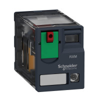 Промежуточное реле Schneider Electric Zelio Relay 2CO, 24В, AC, 12А, LED (RXM2AB2B7)