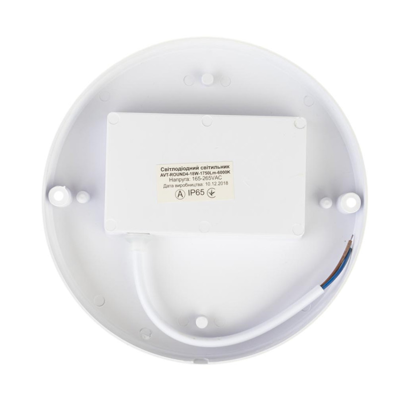 Светодиодный светильник 18 Вт круглый 6000К IP65 ЖКХ Boston ( 1018523 )