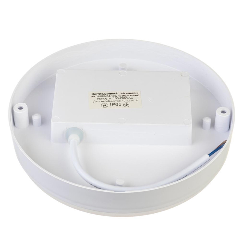 Светодиодный светильник 18 Вт круглый 6000К IP65 ЖКХ Boston ( 1018523 )