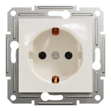 Розетка одинарная с/с SCHNEIDER Asfora крем EPH2970123