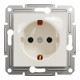 Розетка одинарная с/с SCHNEIDER Asfora крем EPH2970123
