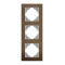 Рамка потрійна вертикальна VIDEX Binera шоколадний алюміній (VF-BNFRA3V-CH)