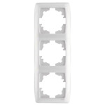 Рамка потрійна вертикальна VIKO Carmen біла 90571003