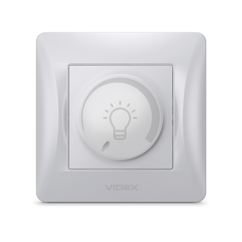 Світлодіодний регулятор світла BINERA 200ВТ Vіdex срібний шовк (VF-BNDML200-SS)