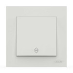 Выключатель одноклавишный проходной ELBI VEGA белый матовый (510-016200-209)