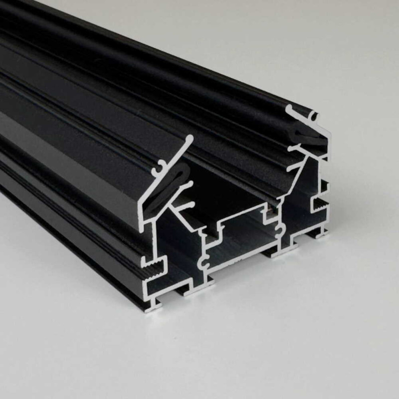 Шинопровод магнитный DTC для натяжных потолков 2м черный Violux ( 320126 )