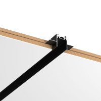 Шинопровід магнітний DTD врізний під гіпсокартон 12мм 1м чорний Violux ( 320121 )