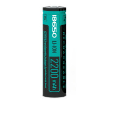 Аккумуляторная батерейка VIDEX Li-lon 18650-P 2200mAh (защита) 1шт 18650-P/2200/1CB