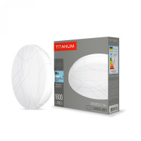 LED светильник настенно-потолочный TITANUM 24W 5000K Кривые линии (TLCL-245CL)