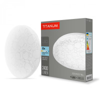 LED светильник настенно-потолочный TITANUM 32W 5000K Кольца (TLCL-325C)