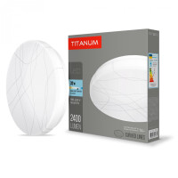 LED світильник настінно-стельовий TITANUM 32W 5000K Криві лінії (TLCL-325CL)