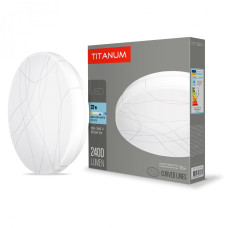 LED светильник настенно-потолочный TITANUM 32W 5000K Кривые линии (TLCL-325CL)