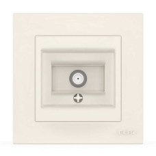 Розетка телевизионная и спутниковая ELBI VEGA белый (510-010200-280)