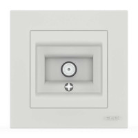 Розетка телевизионная концевая ELBI VEGA белый матовый (510-016200-273)