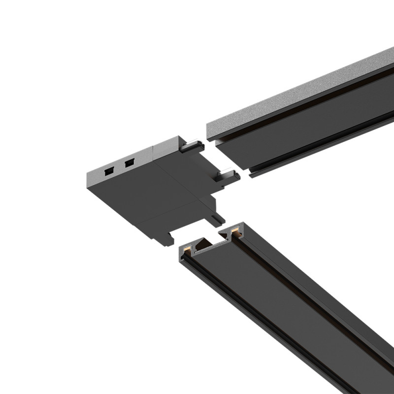 Соединитель DTA-L угловой черный Violux ( 320119 )