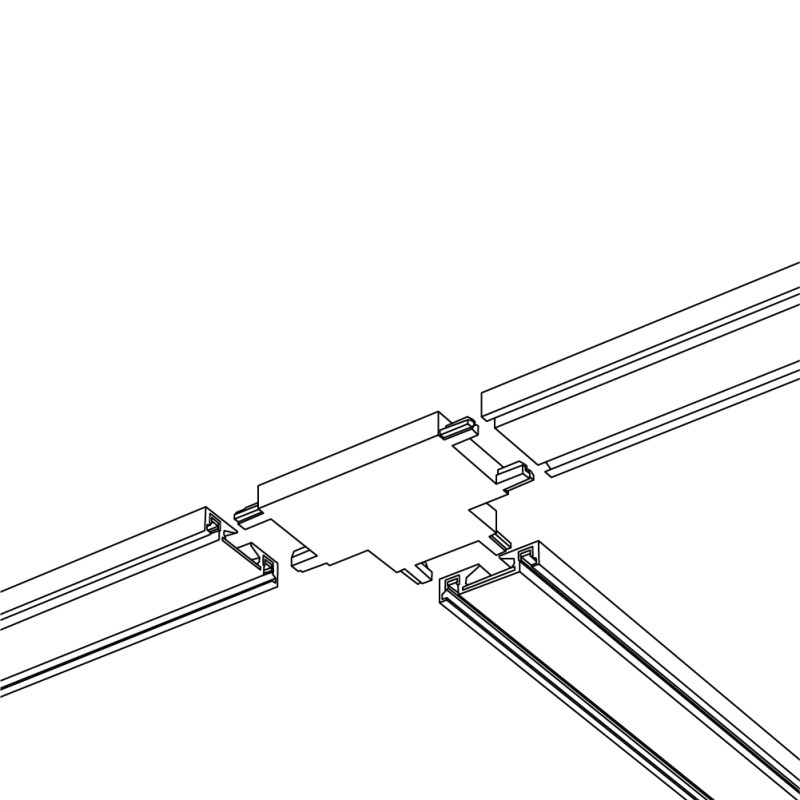 Соединитель DTA-Т Т-образный черный Violux ( 320120 )