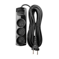Удлинитель Violux 3р 7м без заземления черный (920392)