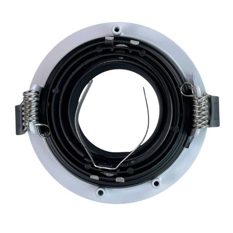 Світильник точковий Violux AMSTERDAM-R 35W GU10 IP20 біло-чорний ( 130201 )