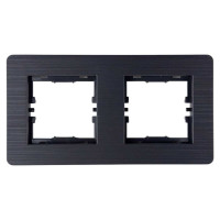 Рамка Nilson Selene антрацит 2на универс. (15шт) 23362592