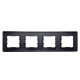 Рамка Nilson Selene антрацит 4-на ( 23362594 )