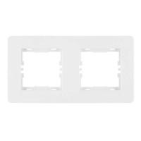 Рамка Nilson Selene белая 2-я ( 23110092 )