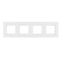 Рамка Nilson Selene белая 4-я ( 23110094 )