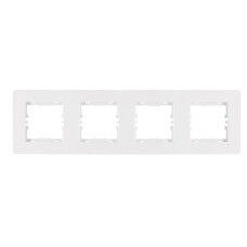 Рамка Nilson Selene белая 4-я ( 23110094 )