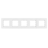 Рамка Nilson Selene белая 5-я ( 23110095 )