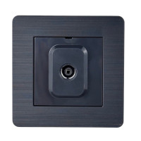 Розетка Nilson Selene антрацит TV конечная ( 23362533 )