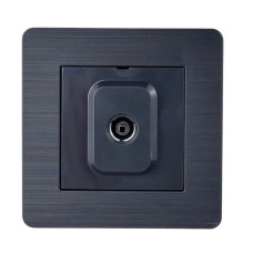 Розетка Nilson Selene антрацит TV конечная ( 23362533 )