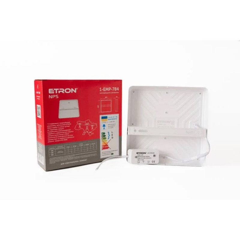 Светодиодный светильник ETRON 1-EMP-784 NPS 32W 5000К IP20 квадрат
