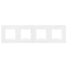 Рамка Nilson Selene белая с узором 4-я ( 23112594 )