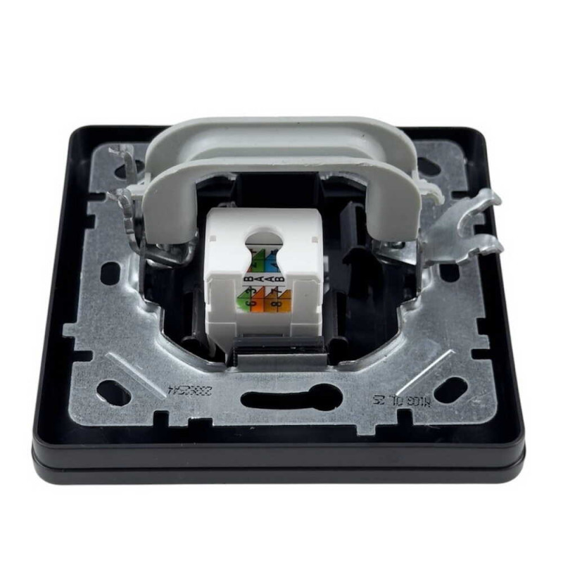 Розетка Nilson Selene антрацит компьютерная CAT5e RJ45 ( 23362544 )