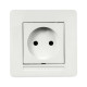 Розетка Nilson Selene біла 1-на без заземлення ( 23111015 )